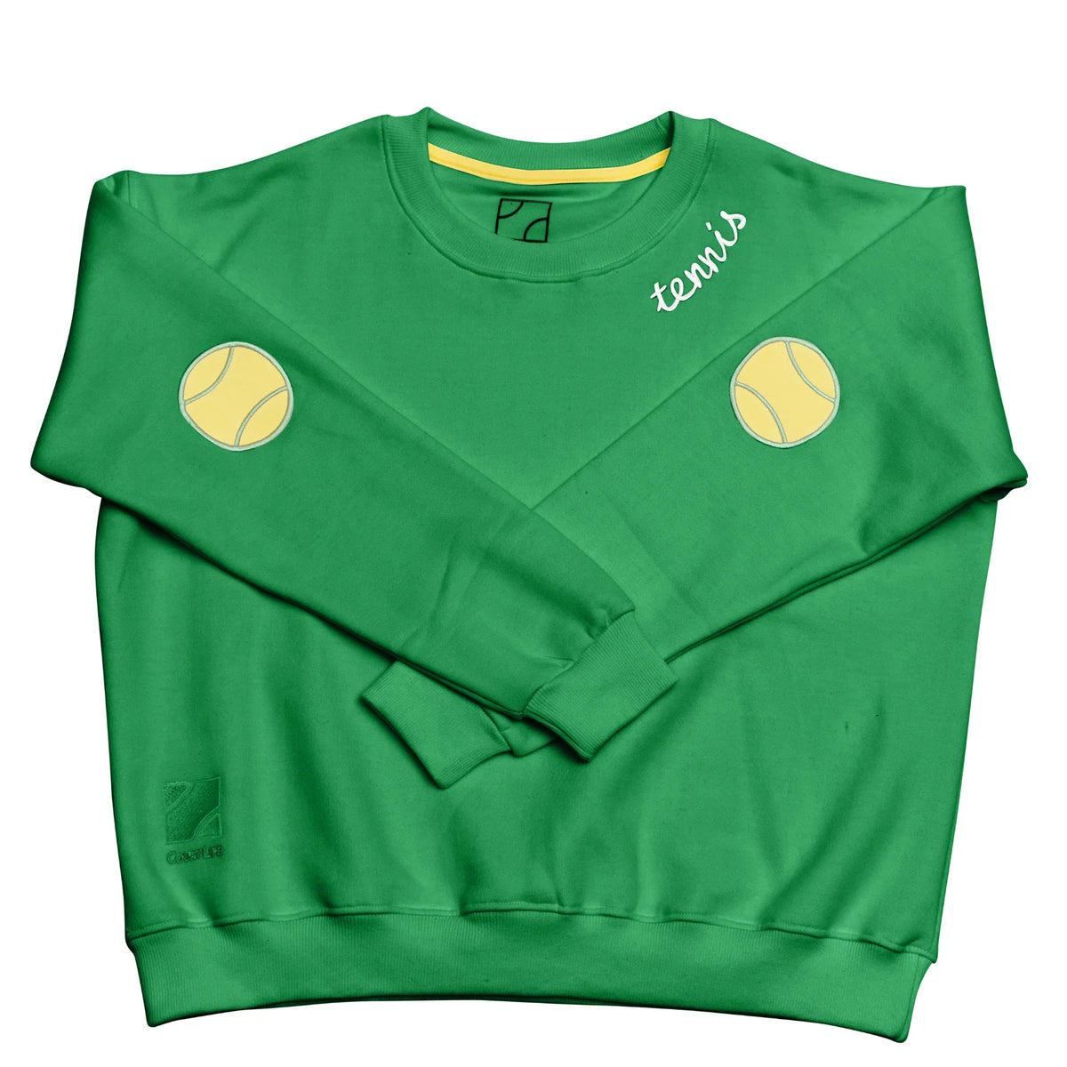 Tennis patches sweatshirt
