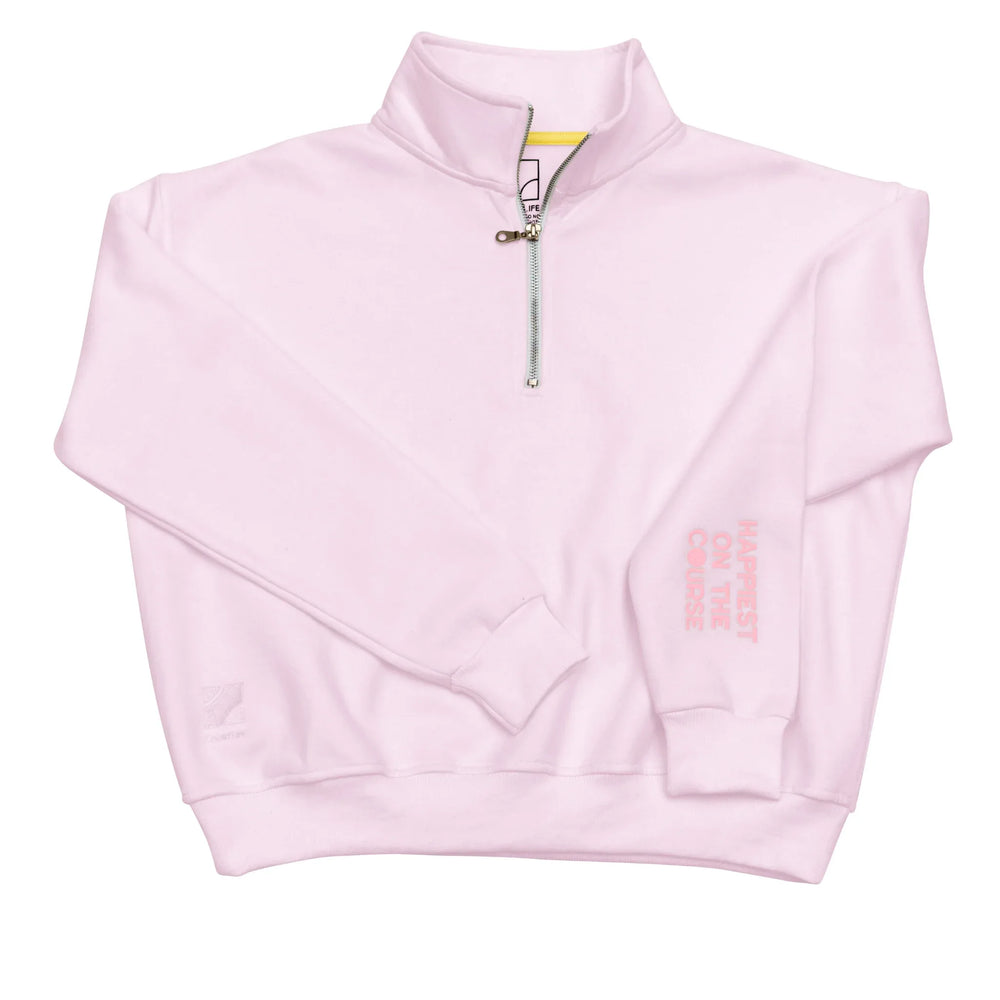 Happiest on the Course® Quarter Zip Golf Sweatshirt