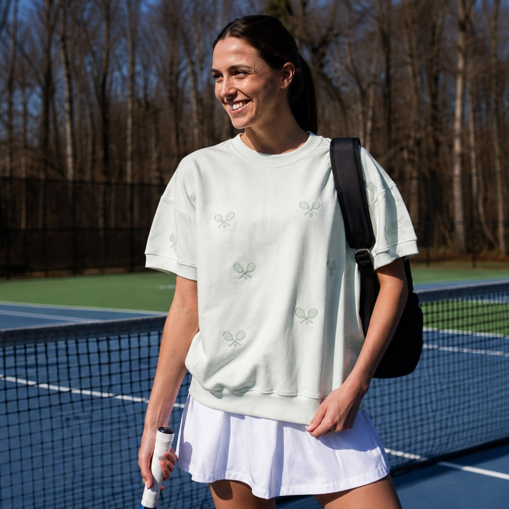 Tennis Racquets Sweatshirt Tee