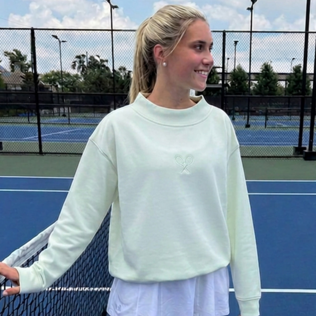 Limited Edition Tennis Mock Neck