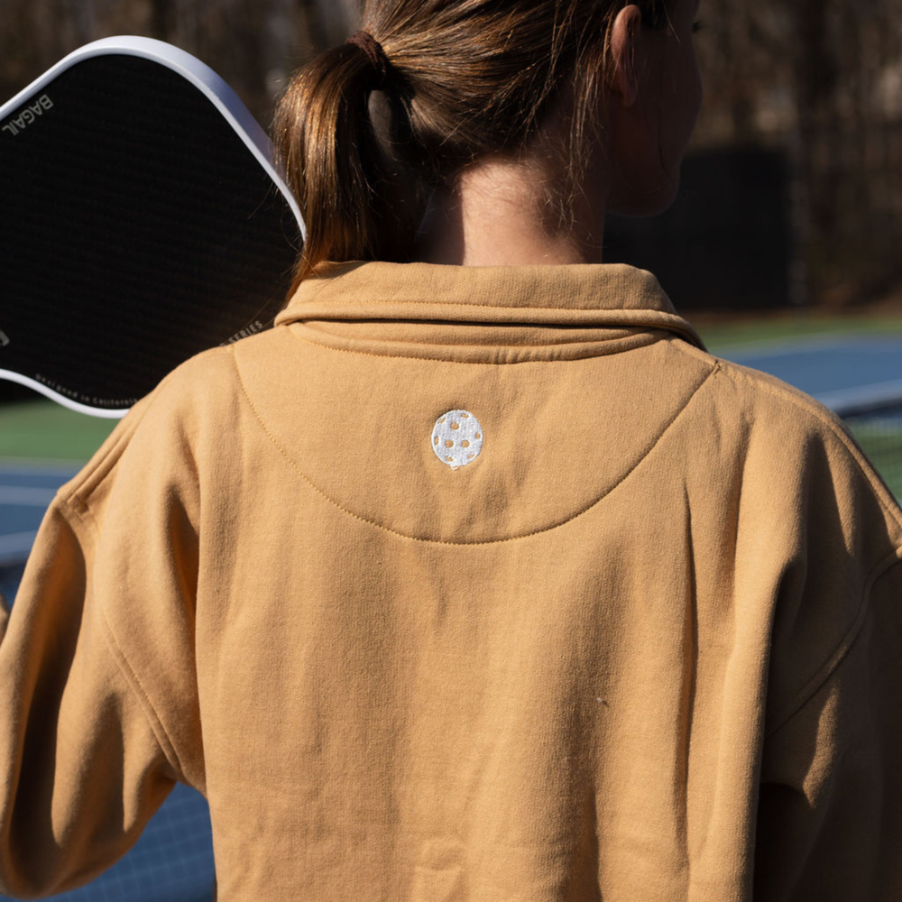 Happiest on the Court® Quarter Zip Pickleball Sweatshirt