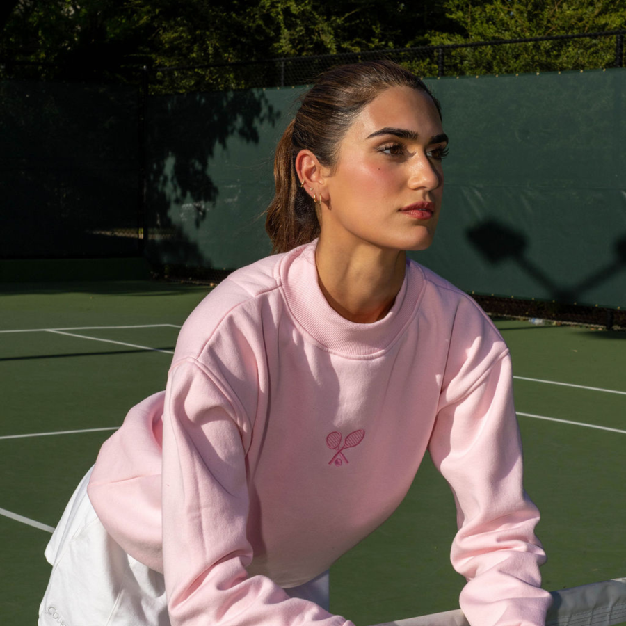 Ribbed neckline, cuffs and waistband