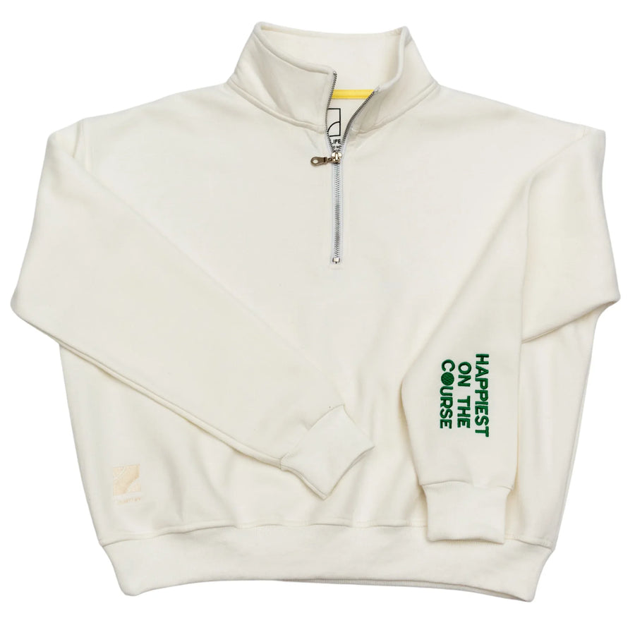 Quarter zip neckline