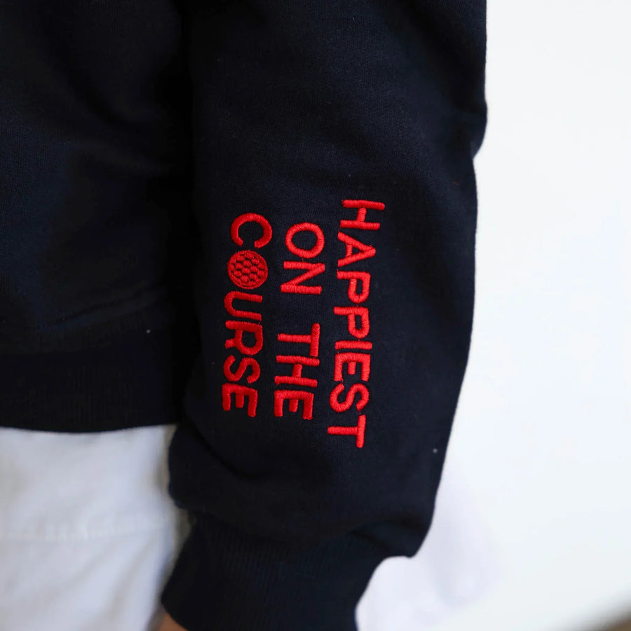 Signature Happiest embroidery
