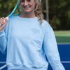 Tennis Racquets Sleeves Sweatshirt - CourtLife tennis, golf, pickleball apparel, bags, and accessories for women