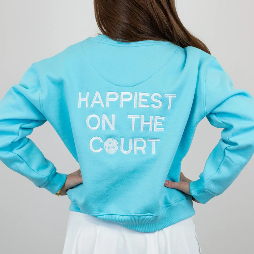 WAREHOUSE SALE - Happiest on the Court® Pickleball Sweatshirt