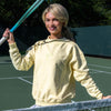 Limited Edition Tennis Mock Neck Baby Yellow - CourtLife tennis, golf, pickleball apparel, bags, and accessories for women
