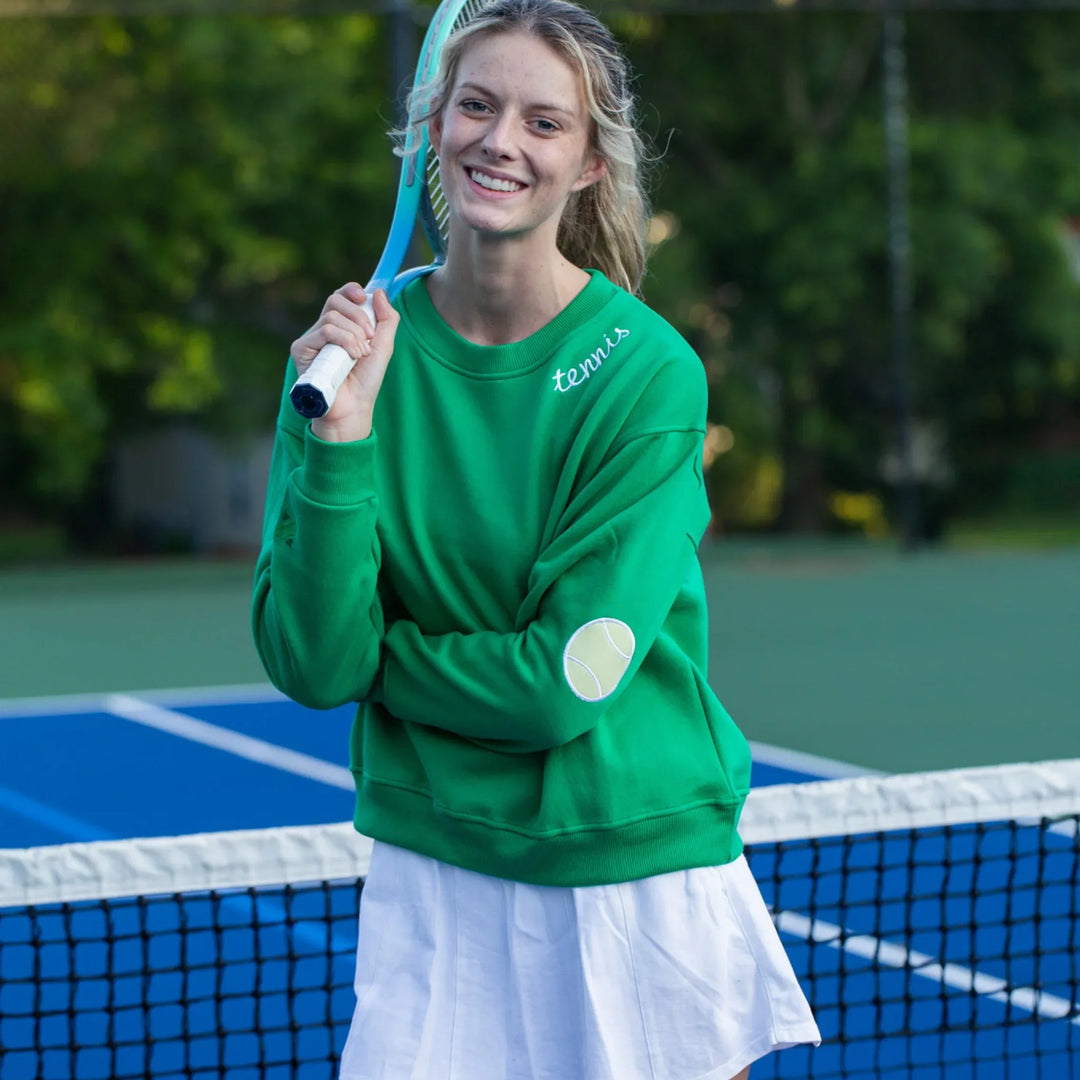 Tennis patches sweatshirt – CourtLife Tennis