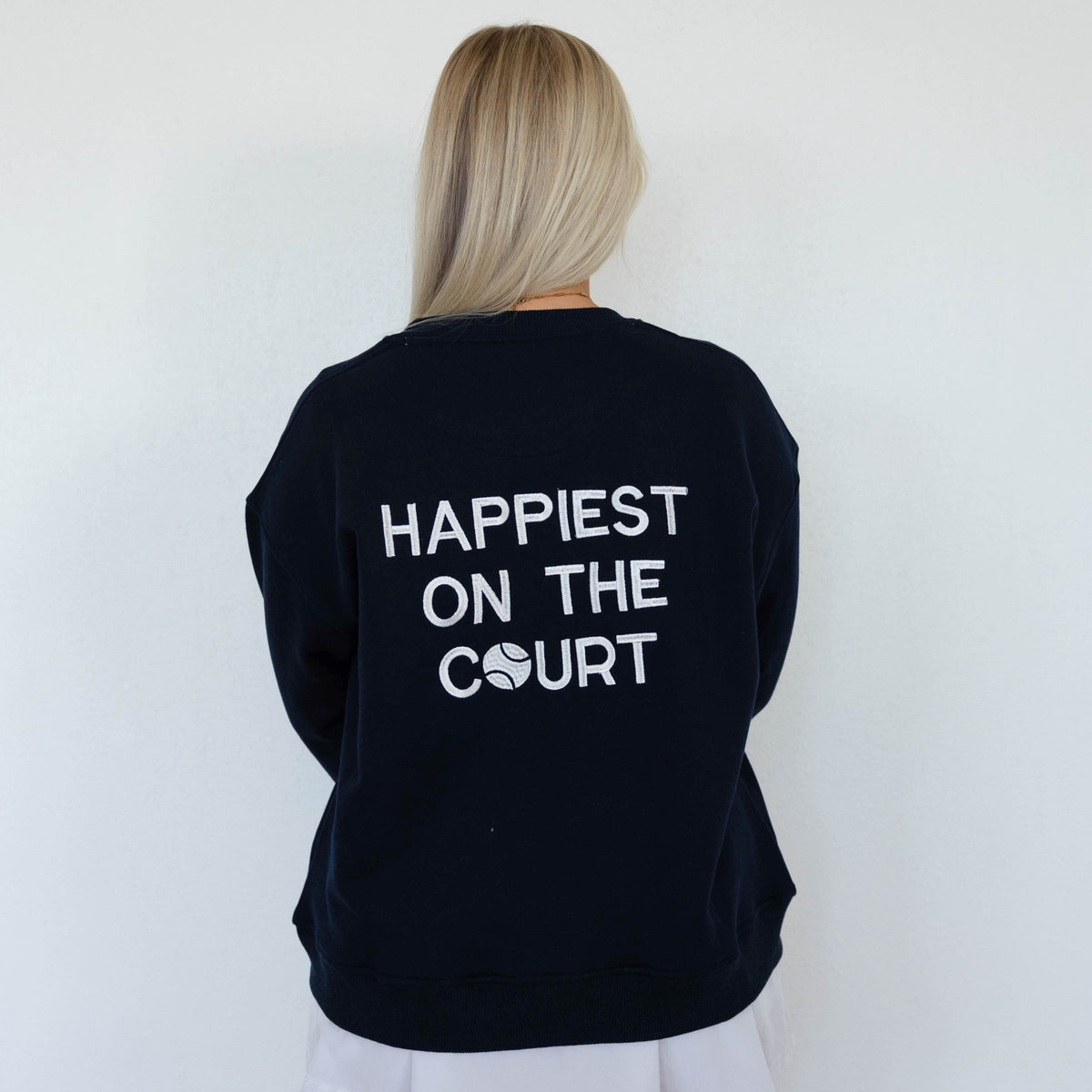 Happiest On The Court™ Sweatshirt CourtLife Tennis Happiest On The Court™ Sweatshirt CourtLife Tennis